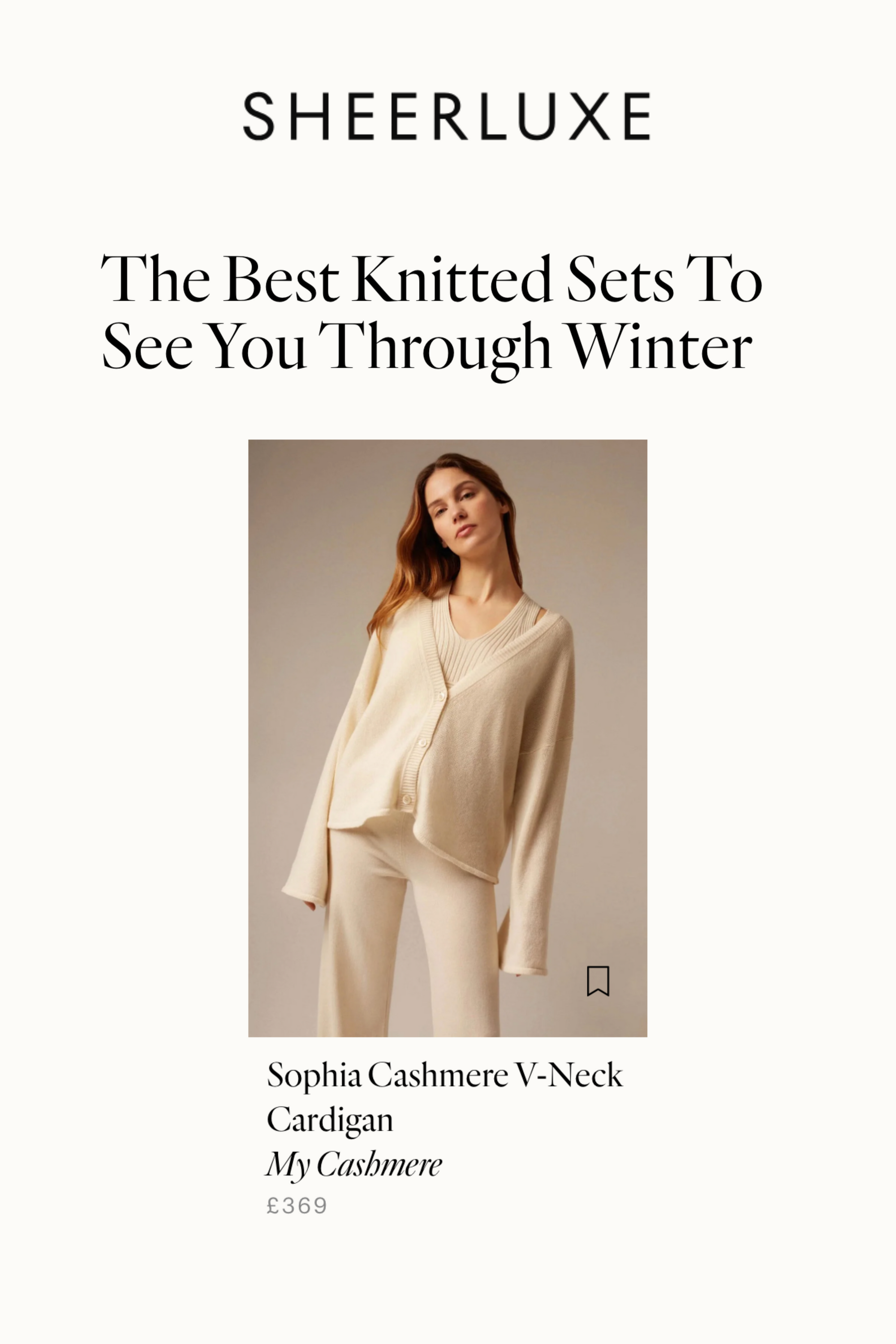SHEERLUXE | THE BEST KNITTED SETS TO SEE YOU THROUGH WINTER