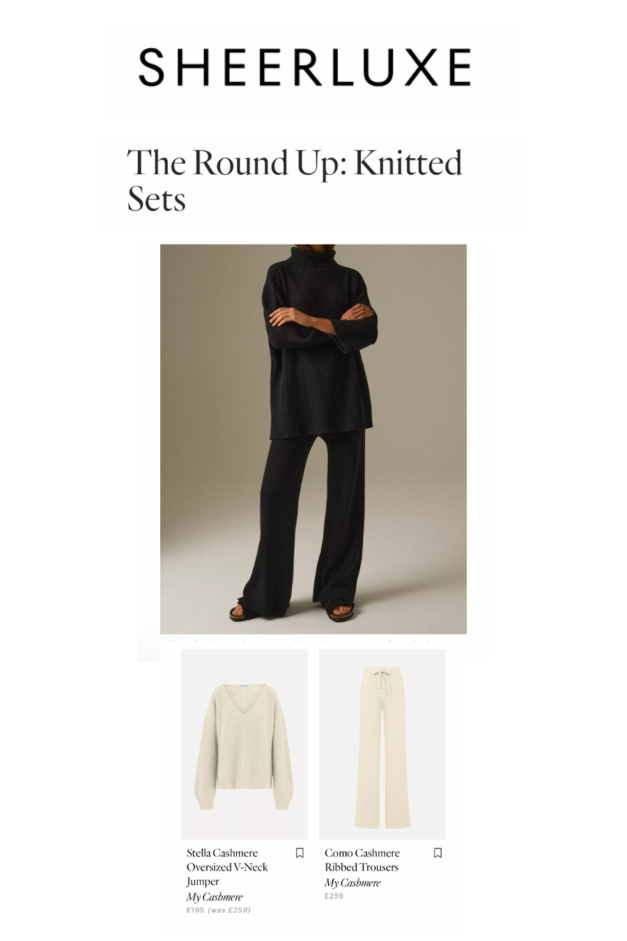SHEERLUXE | The Round Up: Knitted Sets