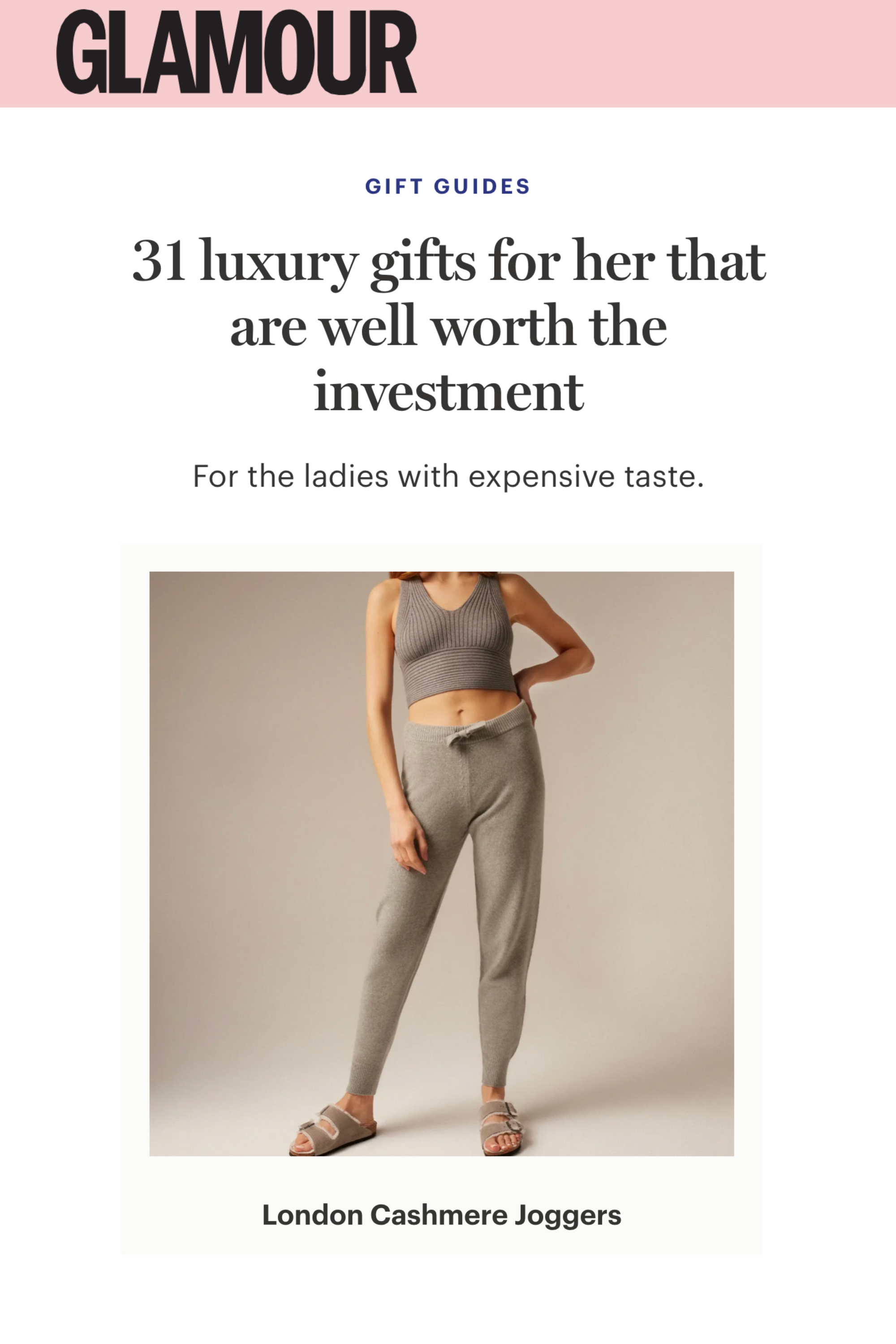 GLAMOUR | 31 luxury gifts for her that are well worth the investment