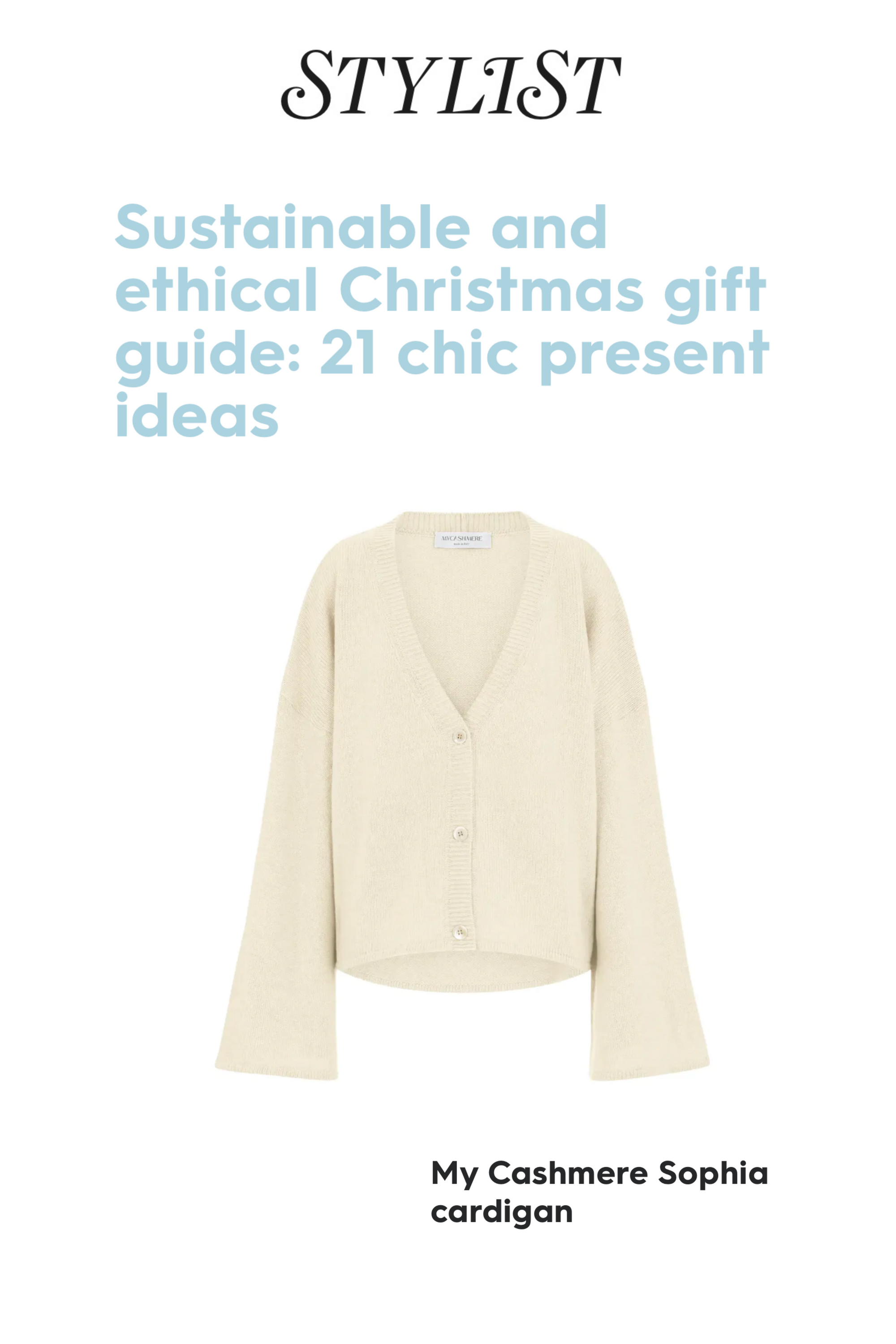STYLIST | SUSTAINABLE AND ETHICAL CHRISTMAS GIFT GUIDE