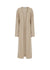Women's maxi cashmere cardigan in sand